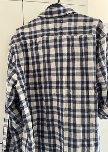 Ekose Gri Erkek Gömlek - Görsel 3