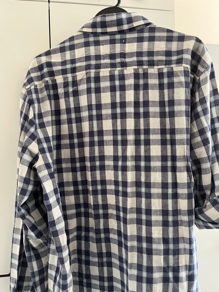 Ekose Gri Erkek Gömlek - Görsel 3