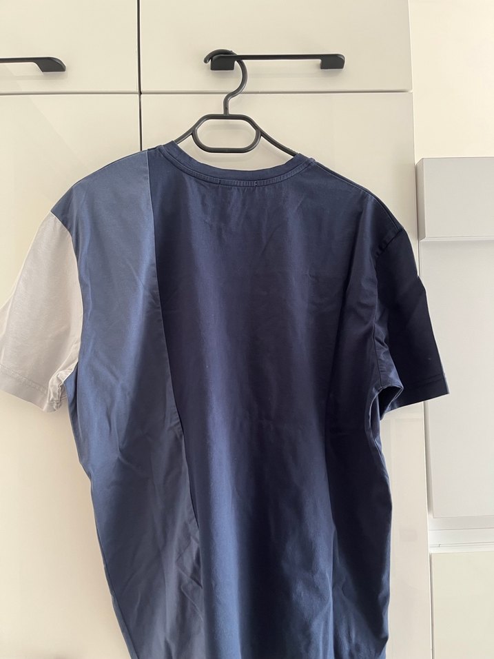 Rahat Kesim Renk Bloklu Erkek Tişört - Görsel 3