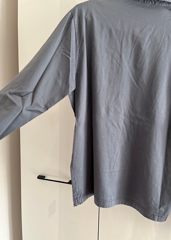 Gri Erkek Uzun Kollu Polo Tişört - Görsel 4