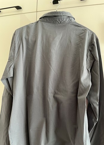 Gri Erkek Uzun Kollu Polo Tişört - Görsel 5