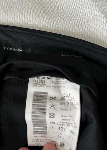 Sarar yün pantolon - Görsel 4