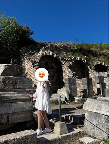 s Beden beyaz Renk Fisto Elbise
