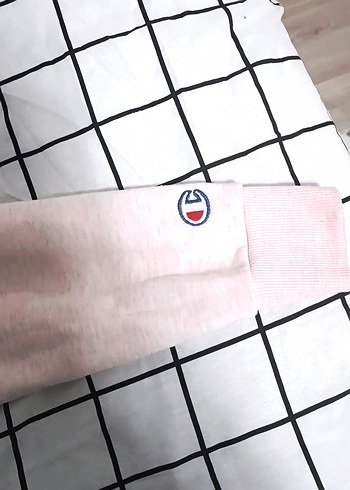 L beden Pembe Kapüşonlu Uzun Kollu Sweatshirt - Görsel 3