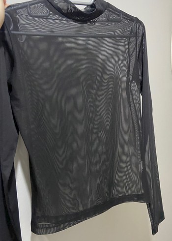 Diğer Uzun kollu bogazli tul t-shirt