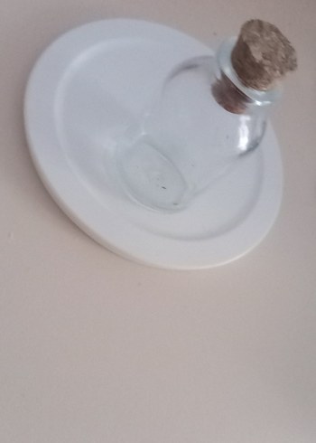 Tıpalı Beyaz Cam  Şişe - Görsel 3