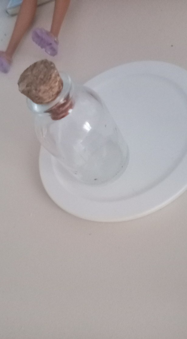 Tıpalı Beyaz Cam  Şişe - Görsel 2