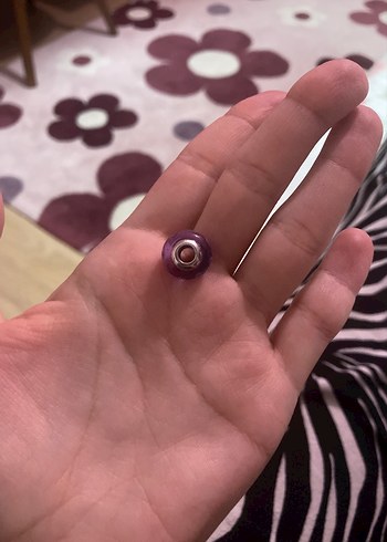 Pandora Mor Boncuklu Kadın Charm