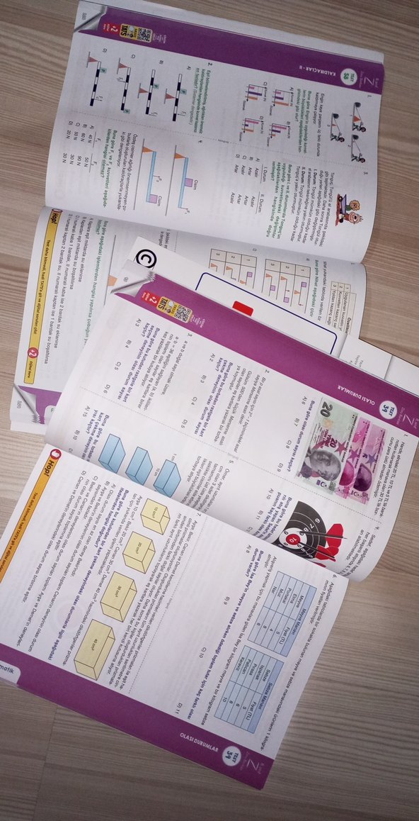 Zoru Bankası 8. Sınıf Fen Bilimleri ve Matematik Kitapları - Görsel 2