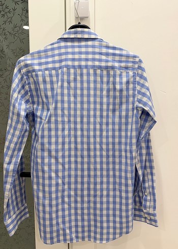 Mavi Kareli Erkek Gömlek - Görsel 3