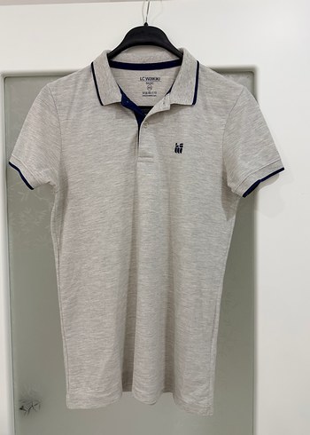 LC Waikiki Gri Erkek Polo Tişört - Görsel 2