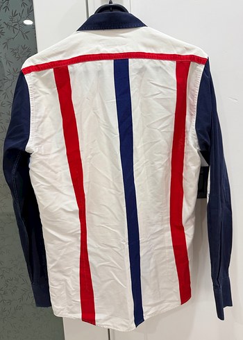 Erkek Uzun Kollu Düğmeli Beyaz Gömlek - Görsel 3