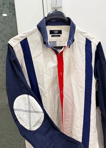 Erkek Uzun Kollu Düğmeli Beyaz Gömlek - Görsel 2