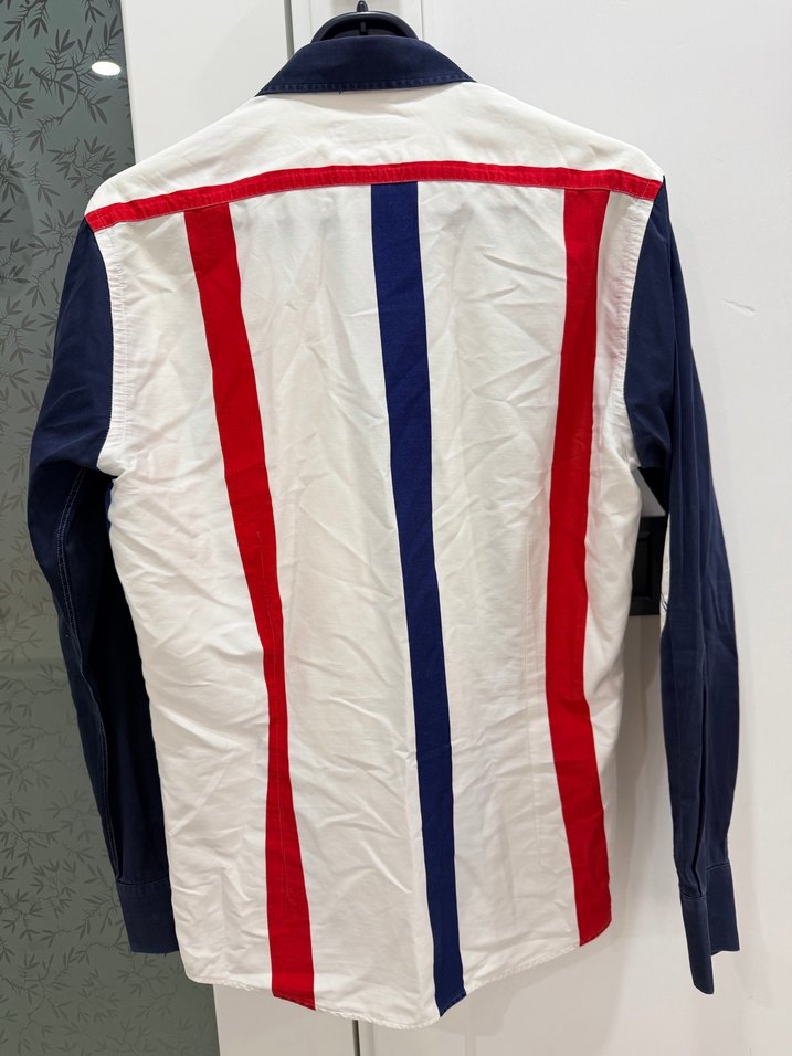 Erkek Uzun Kollu Düğmeli Beyaz Gömlek - Görsel 3