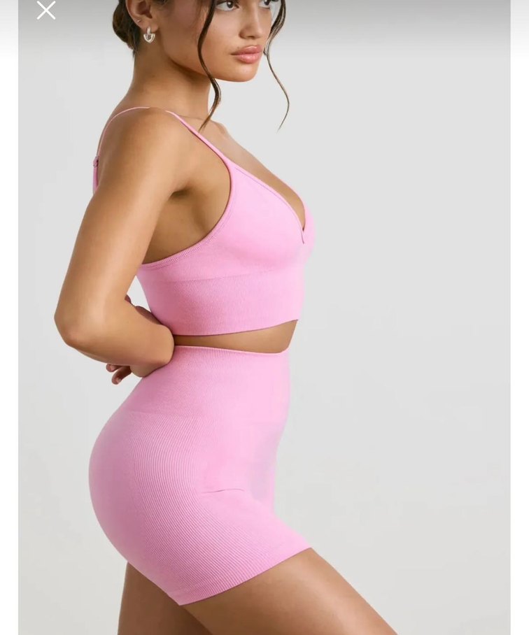 Pembe push up tayt - Görsel 3