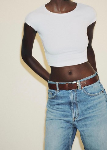 Zara 2 tane crop t-shirt - Görsel 3