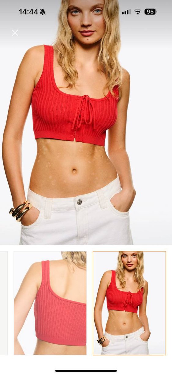 BERSHKA crop top - Görsel 4