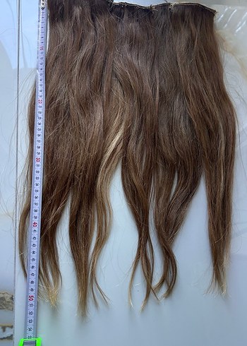 6lı %100 gerçek saç çıtçıtlı saç - Görsel 4