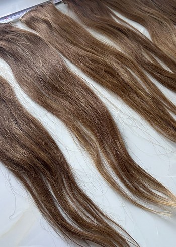 6lı %100 gerçek saç çıtçıtlı saç - Görsel 5