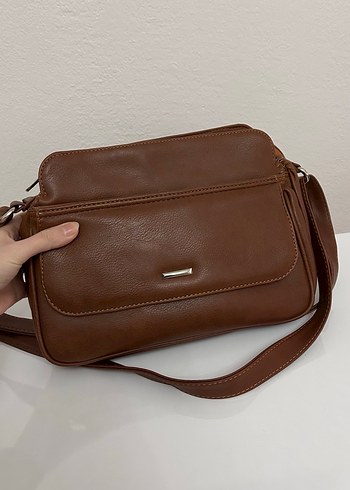 Taba Deri Kadın Çanta - Görsel 5