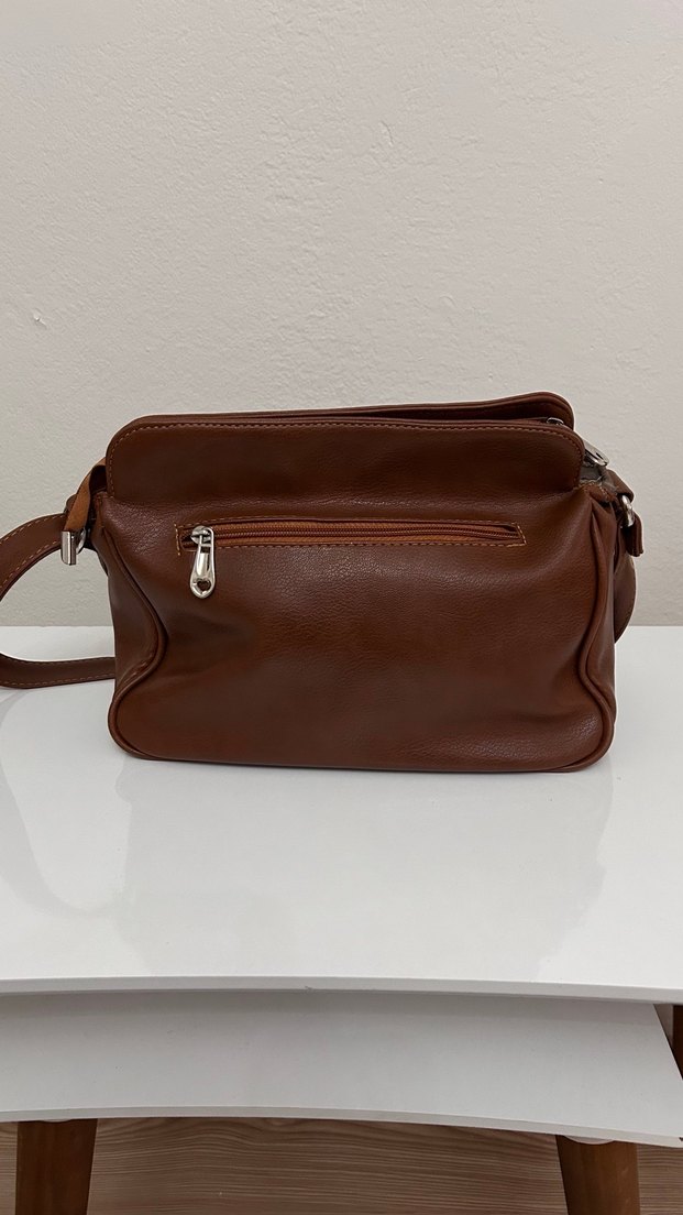 Taba Deri Kadın Çanta - Görsel 4