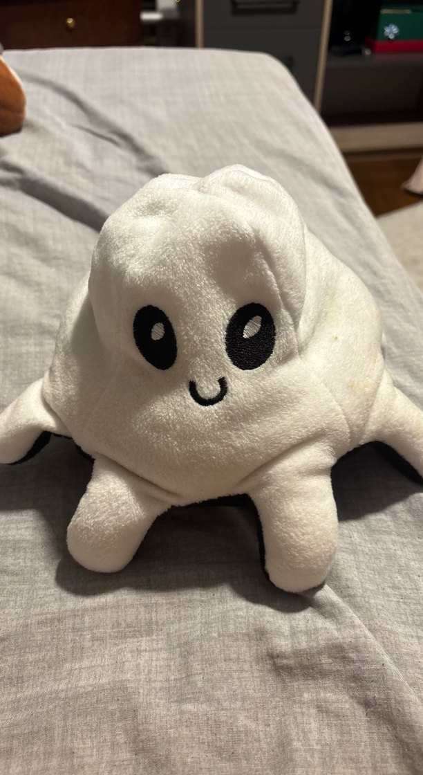 Siyah Yumuşak Ahtapot Peluş Oyuncak - Görsel 2