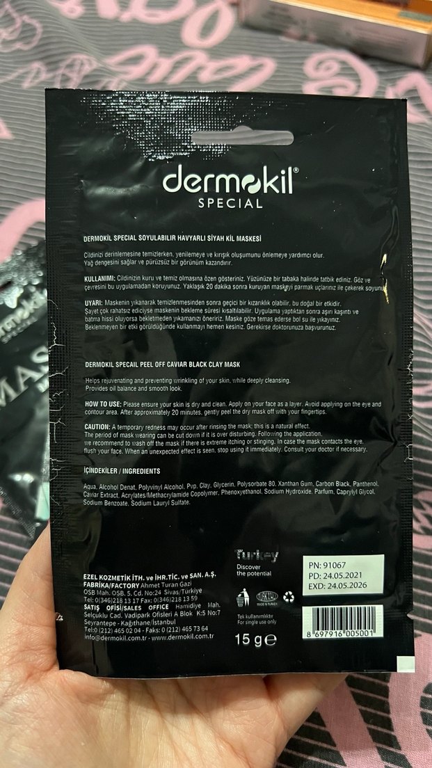 Dermokil Siyah Havyarlı Kil Maskesi - Görsel 2