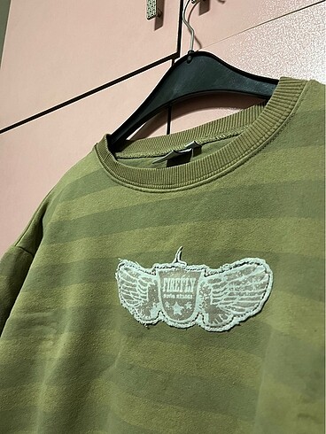 Çizgili vintage kazak