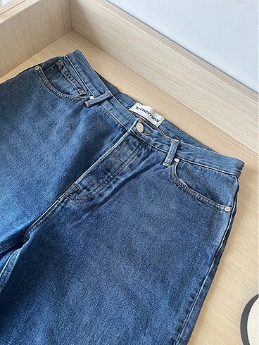 Bershka Mavi jean bol paça jean