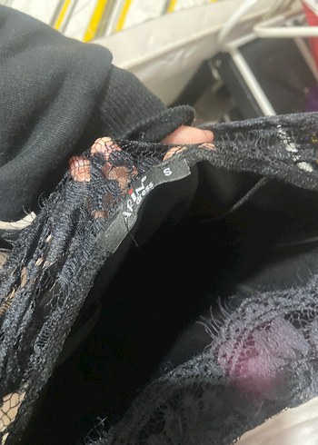 Siyah Dantel Kadın Elbise abiye - Görsel 2