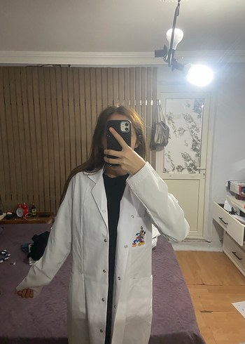 Kızlar için Pamuklu Baskılı Uzun Kollu Gömlek - Görsel 7