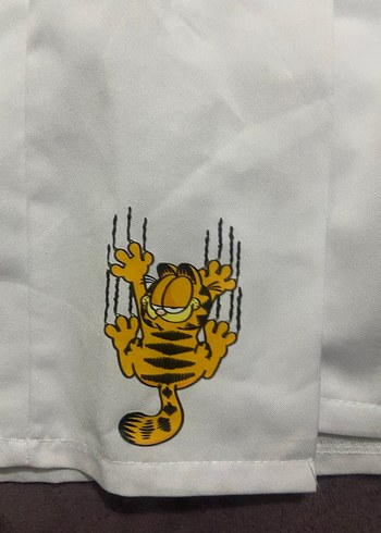 Kızlar için Pamuklu Baskılı Uzun Kollu Gömlek - Görsel 5