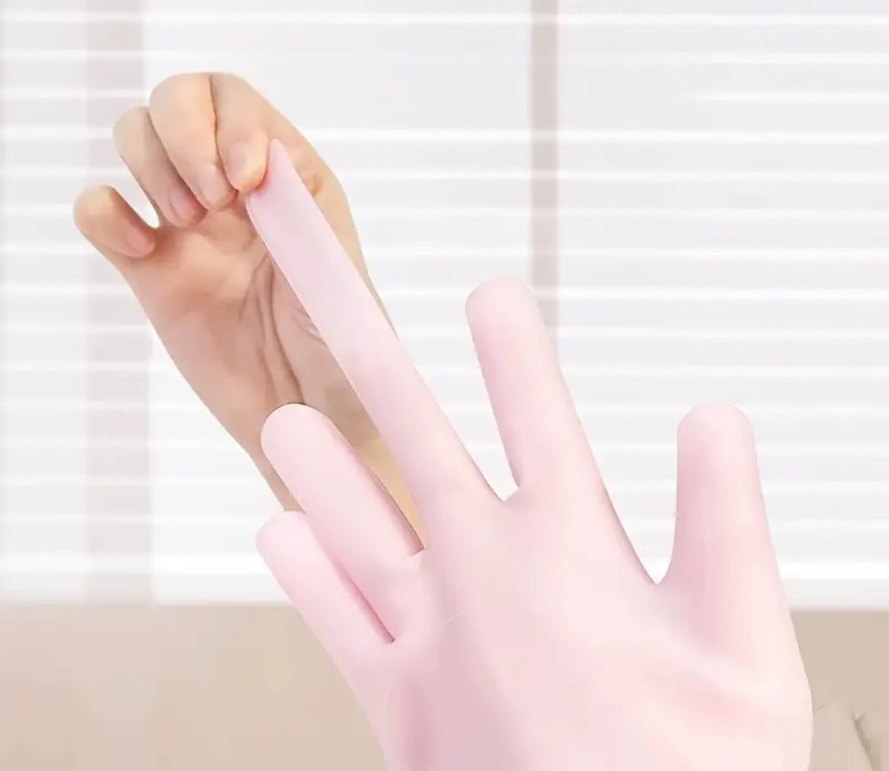 Silikon el nemlendirici eldiven - Görsel 2