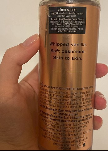 Beden Victoria's Secret Bare Vanilla Vücut Spreyi 250 ml