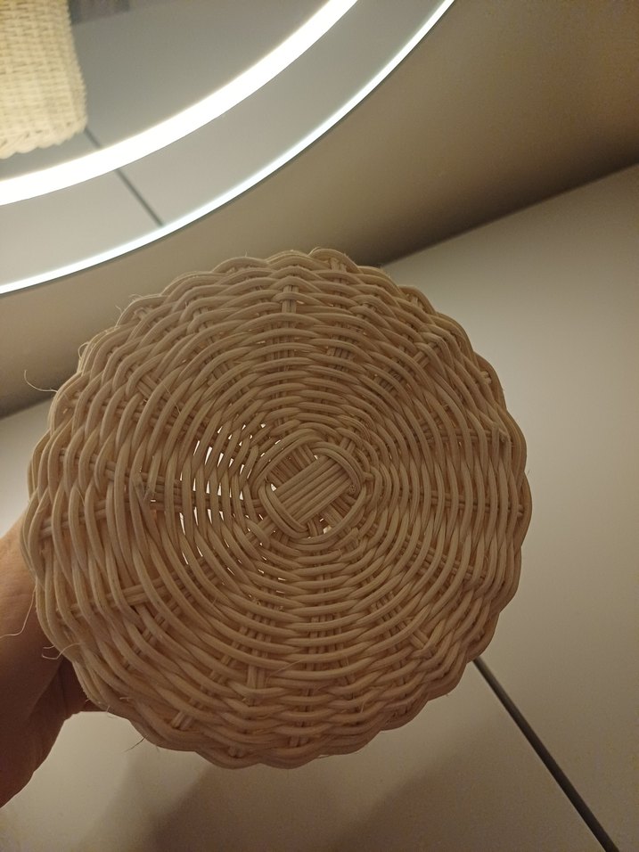 Bej Hasır Depolama Sepeti - Görsel 3