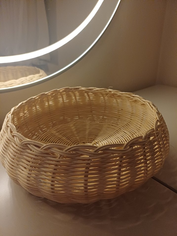 rattan hasır sepet. - Görsel 3