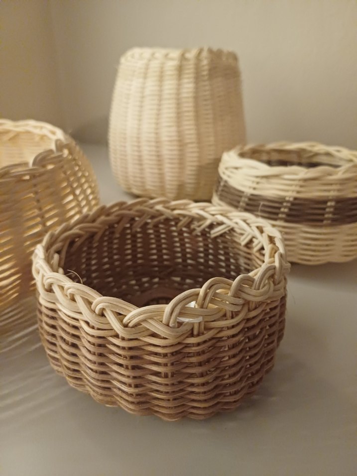 Bej Hasır Sepet ve Saklama Kutuları - Görsel 3