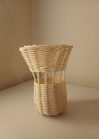 Bej Hasır Sepet ve Saklama Çantası - Görsel 2