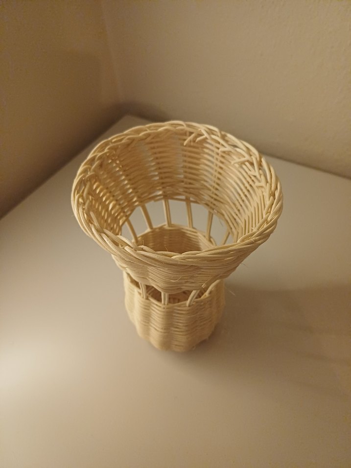 Bej Hasır Sepet ve Saklama Çantası - Görsel 3