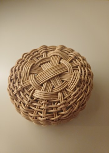 Bej Örgü Sepet - Görsel 4