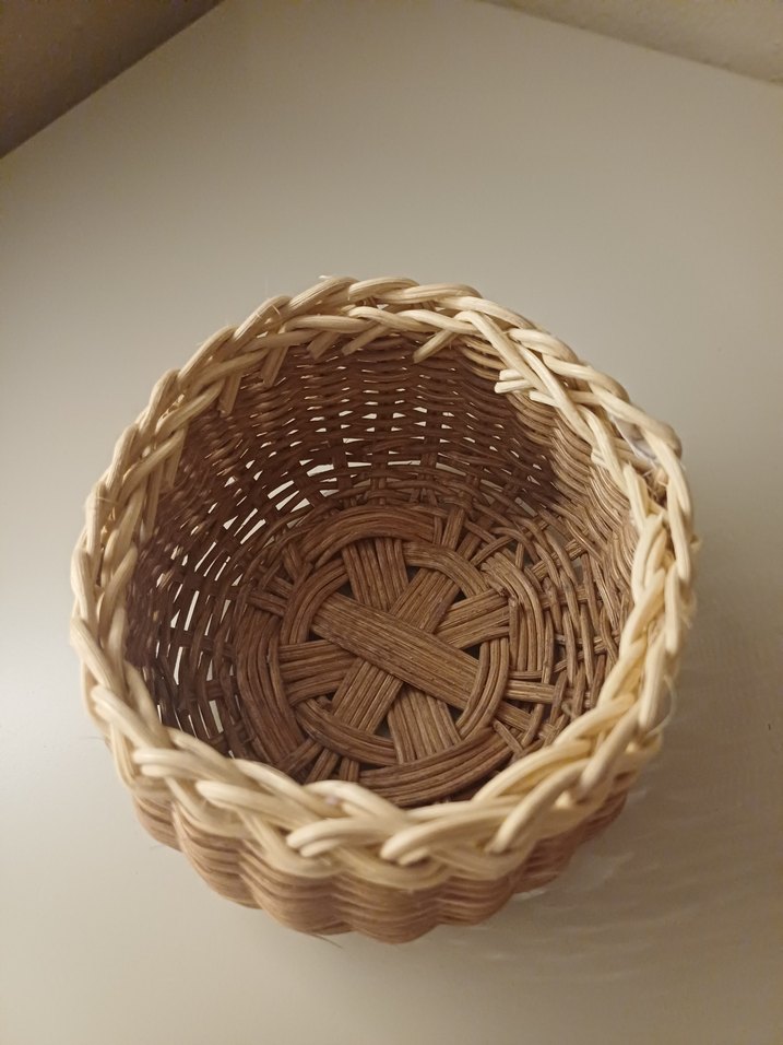 Bej Örgü Sepet - Görsel 3