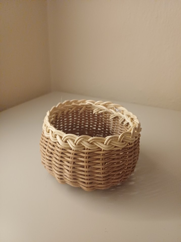 Bej Örgü Sepet - Görsel 2