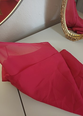 Coach pembe Saten Kadın Şal