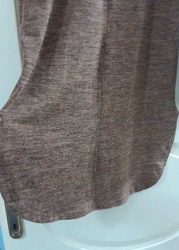 Kadın Taba Uzun Kollu Triko Elbise - Görsel 6