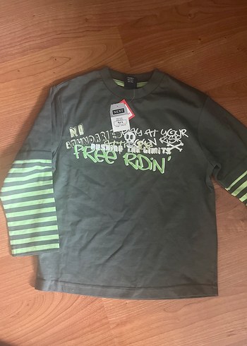 Erkek Gri Uzun Kollu Baskılı Sweatshirt
