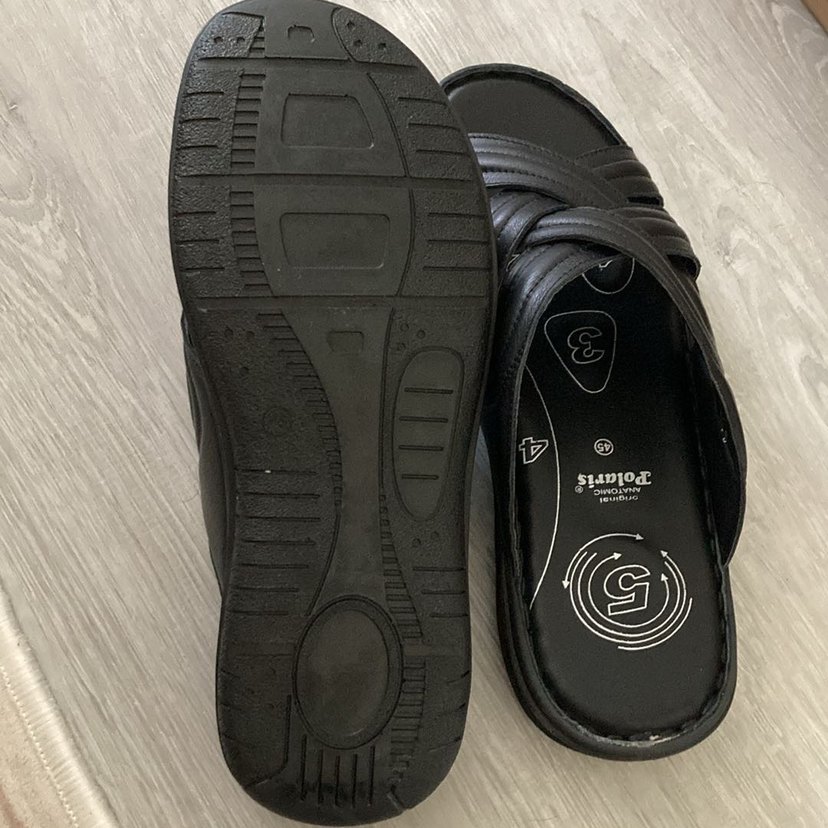 Polaris Erkek Siyah Bantlı Terlik - Görsel 2