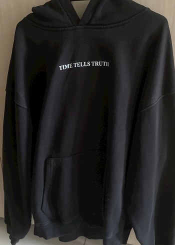 Diğer Trendiz Siyah Kapusonlu Sweatshirt