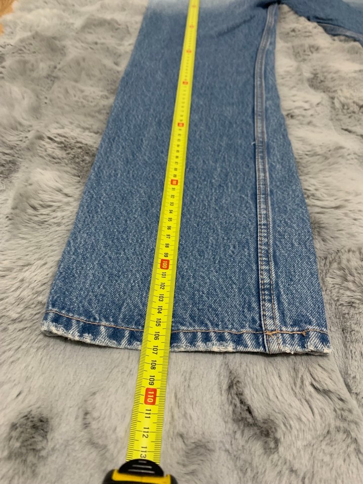 Gri Bağlama Desenli Kadın Kot Pantolon - Görsel 3