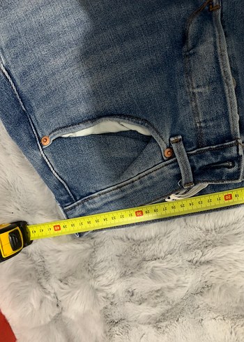 Kadın Mavi Denim Normal Boy Kot Pantolon - Görsel 5