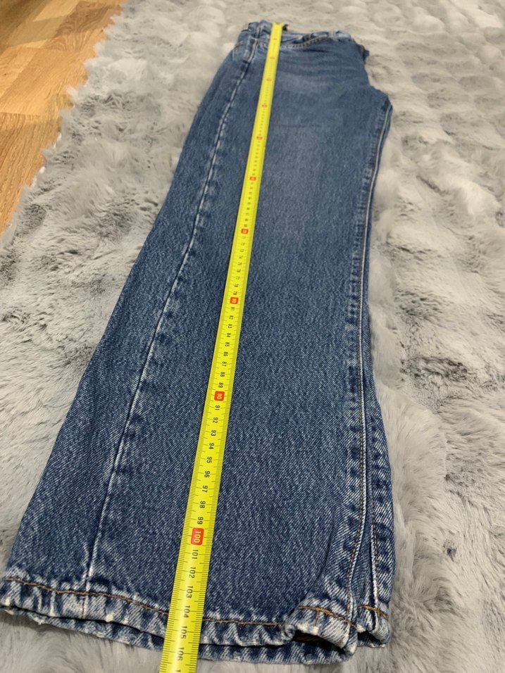 Kadın Mavi Denim Normal Boy Kot Pantolon - Görsel 3